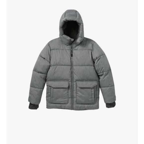 All In Motion Boys Girls Short Puffer Jacket Large 12/14 Gray Extendable… - Picture 12 of 12